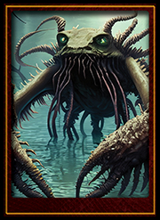 Tentacled monster with claws