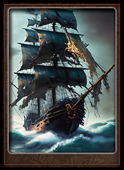 Pirate ship, unique