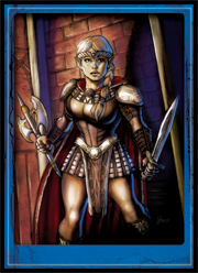 Gold Dwarf Warrior (Female)